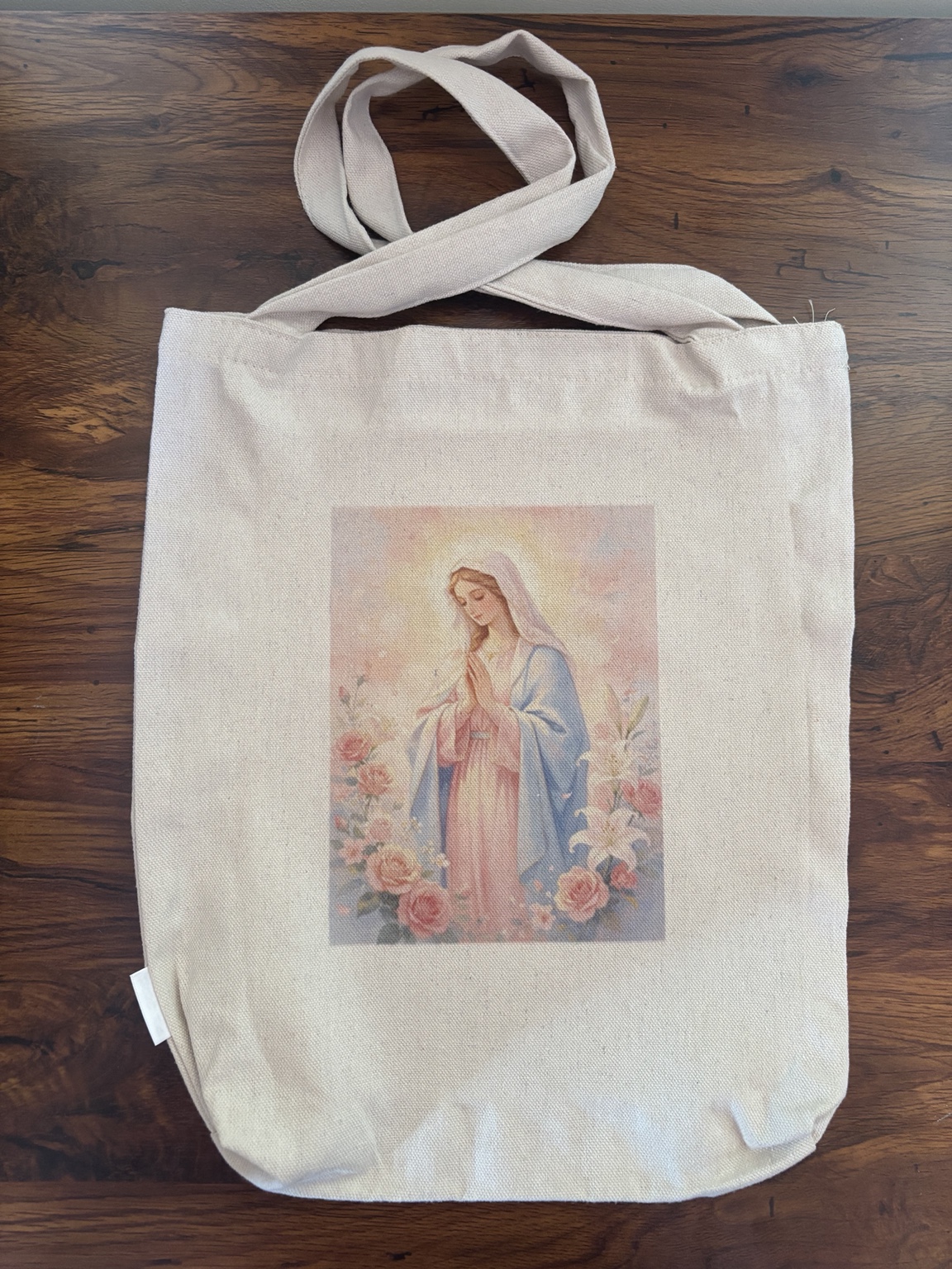 Bolso de manta personalizado mediante sublimación
