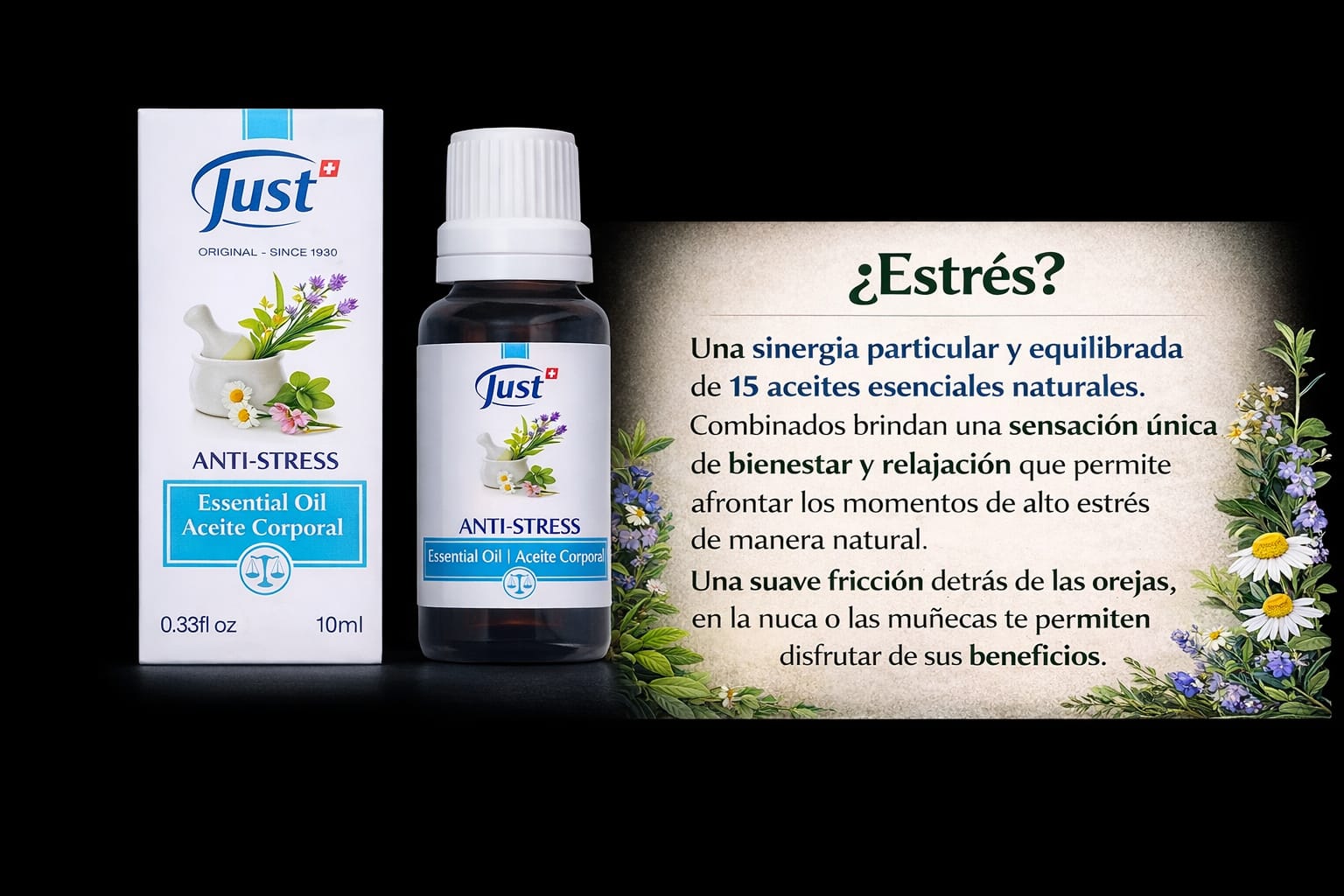 Productos Just para acompañar momentos de estrés
