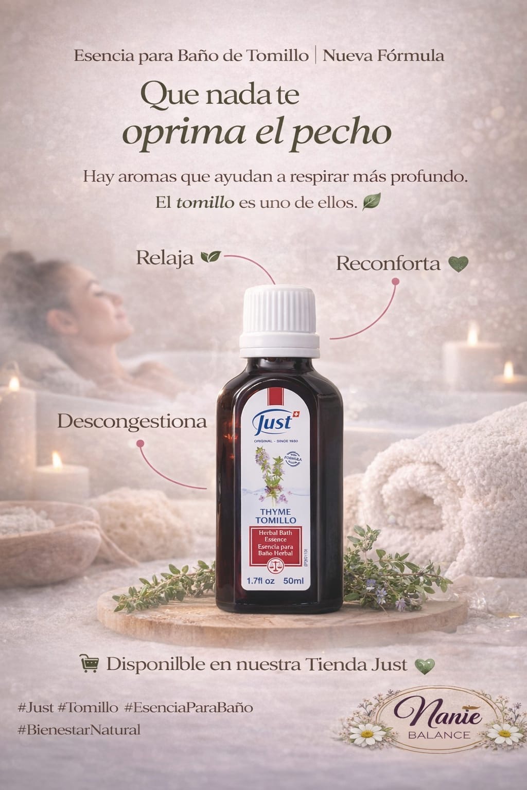 Aceite Primrose Just para el cuidado de la piel
